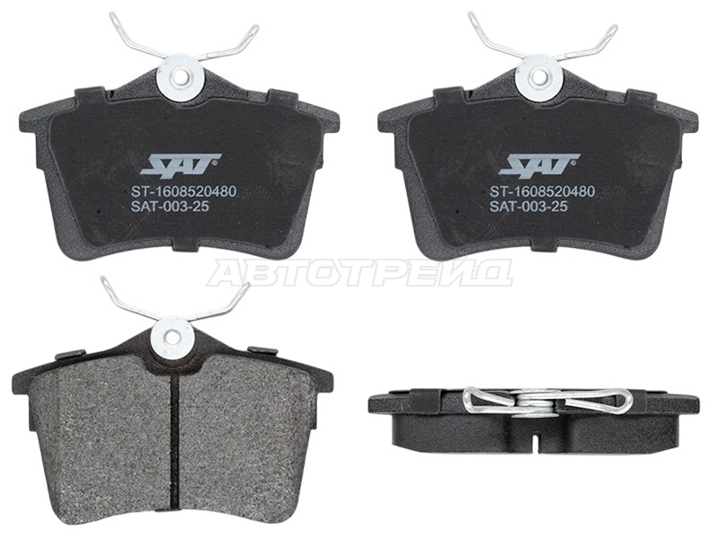 Колодки тормозные (Сзади) Peugeot 308 07-17 / Citroen Berlingo 96-22