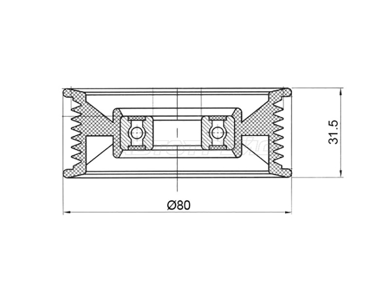 Ролик приводного ремня Honda Accord 02-13 / Civic 79-12