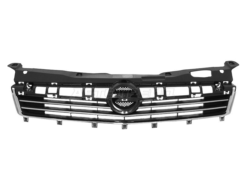 Решетка радиатора Opel Astra 06-13 / Astra Family 11-14 (с хром молдингом/ 4D SED/5D HBK/5D WGN)