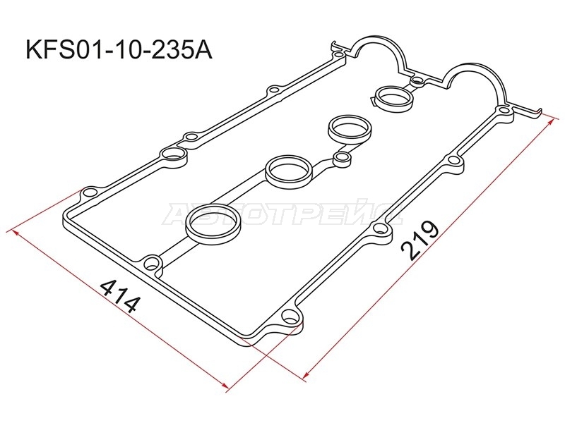 Прокладка клапанной крышки Mazda 323 98-03 / 626 97-02 FP;FPDE;FS;FSZE