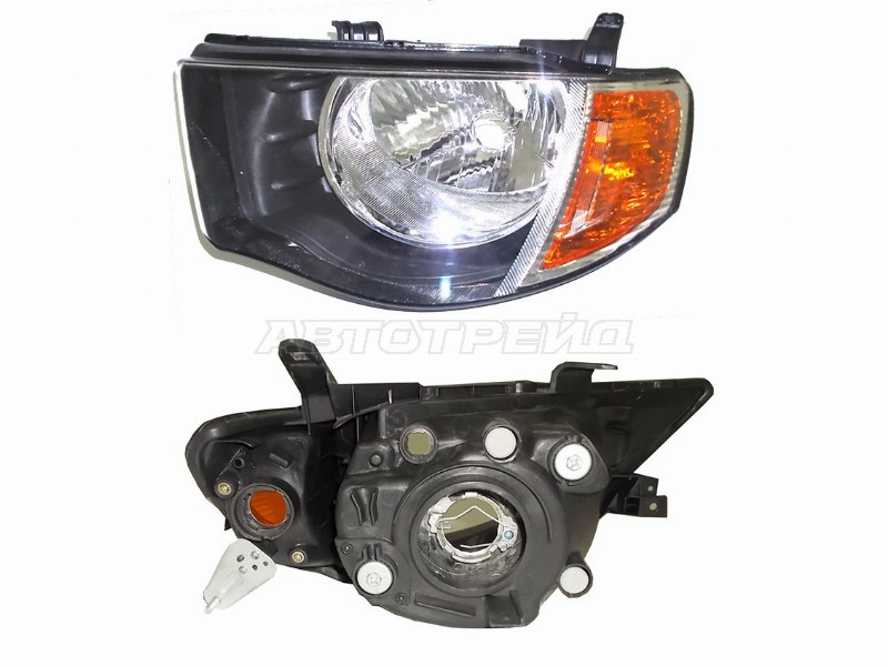 Фара Mitsubishi L200 07-14 / Triton 06-11 (Слева/ Галоген/ Ручная регулировка)