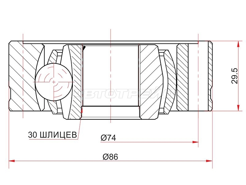 Шрус Hyundai ix35 09-15 / Tucson 13-15