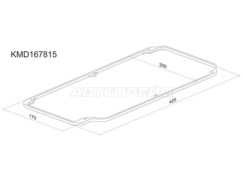 Прокладка клапанной крышки Mitsubishi Colt 92-96 / Emeraude 92-96 4G92;4G93