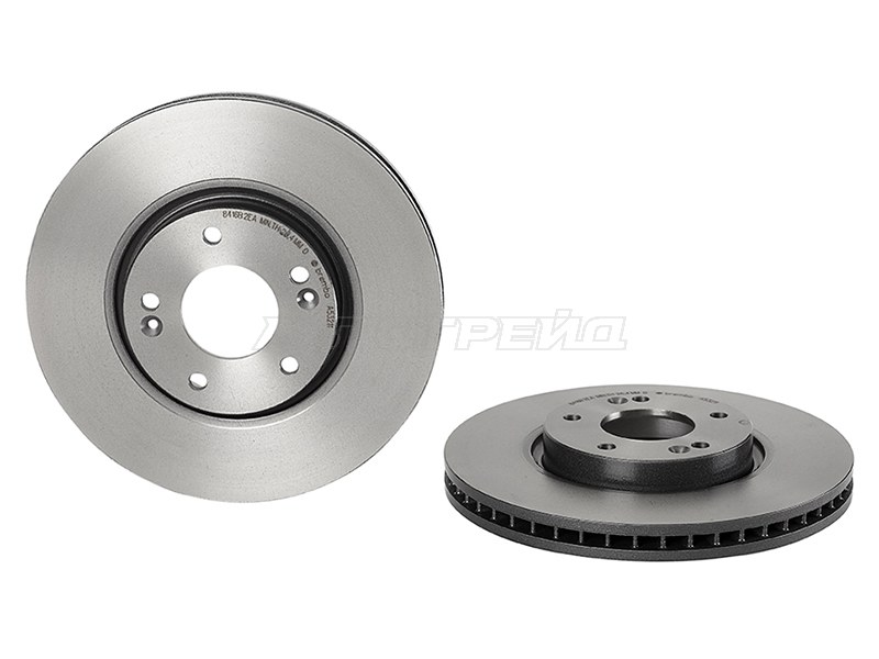 Диск тормпер KIA SPORTAGE 20 27/ HYUNDAI ix35 20 2004 = BREMBO 09A53211