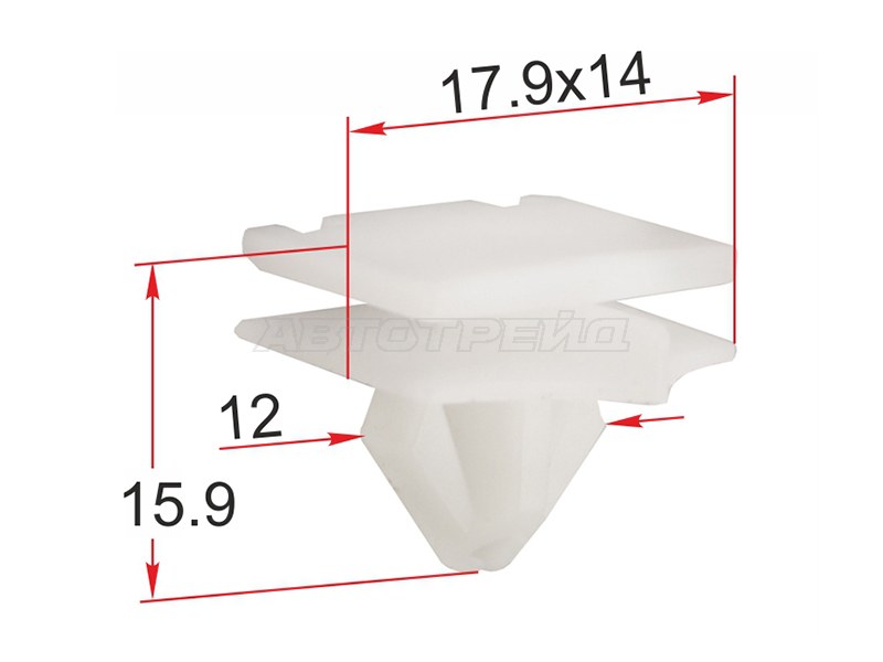 Клипса (молдинга кузова GM (Продажа по 10шт))