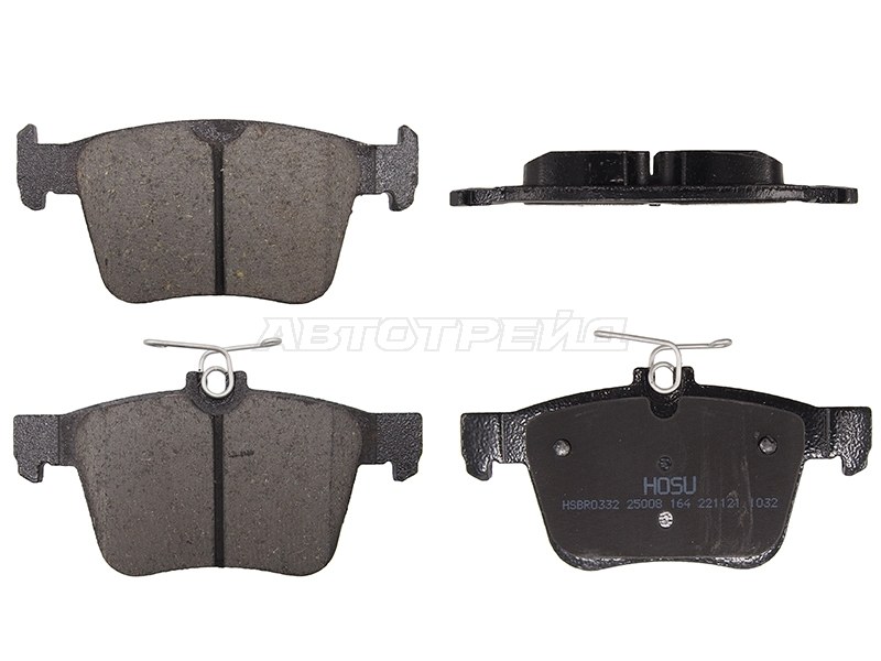 Колодки тормозные RR VW PASSAT 11-/KODIAQ 17-/TERA HOSU HSBR0332