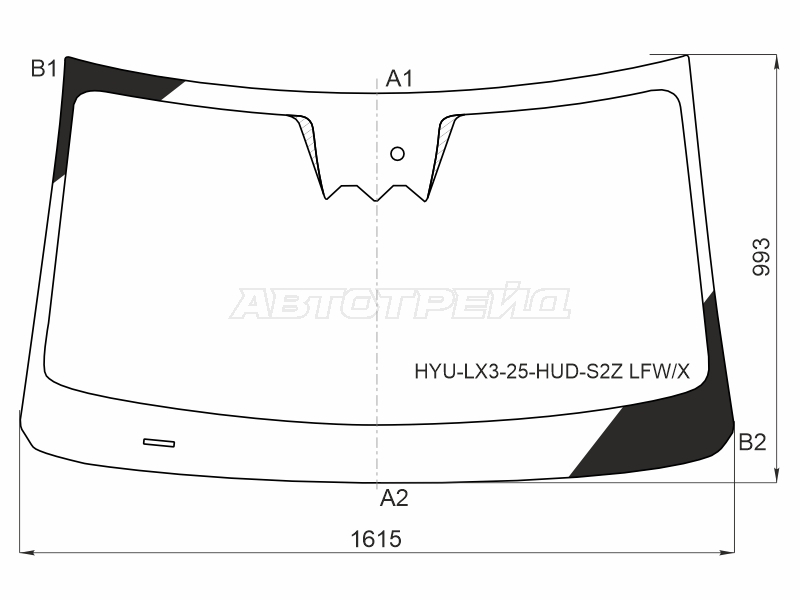 XYG HYU-LX3-25-HUD-S2Z LFW/X
