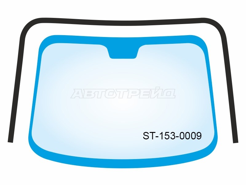 Молдинг лобового стекла (П-образный) Nissan Tiida 04-14 / Tiida Latio 04-12
