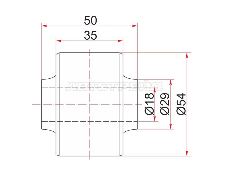 Сайлентблок рычага Toyota Land Cruiser 84-23 / Land Cruiser Prado (J70) 87-96, фото 2