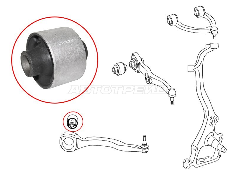 Сайлентблок Mercedes-Benz S-Class 05-13 / CL-Class 06-14