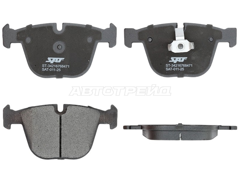 Колодки тормозные (Сзади) BMW 1-Series 07-13 / 5-Series 03-10