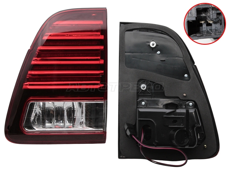 Фонарь задний Toyota Land Cruiser (J100) 98-07 / Land Cruiser Cygnus 98-07 (LED/ Комплект)
