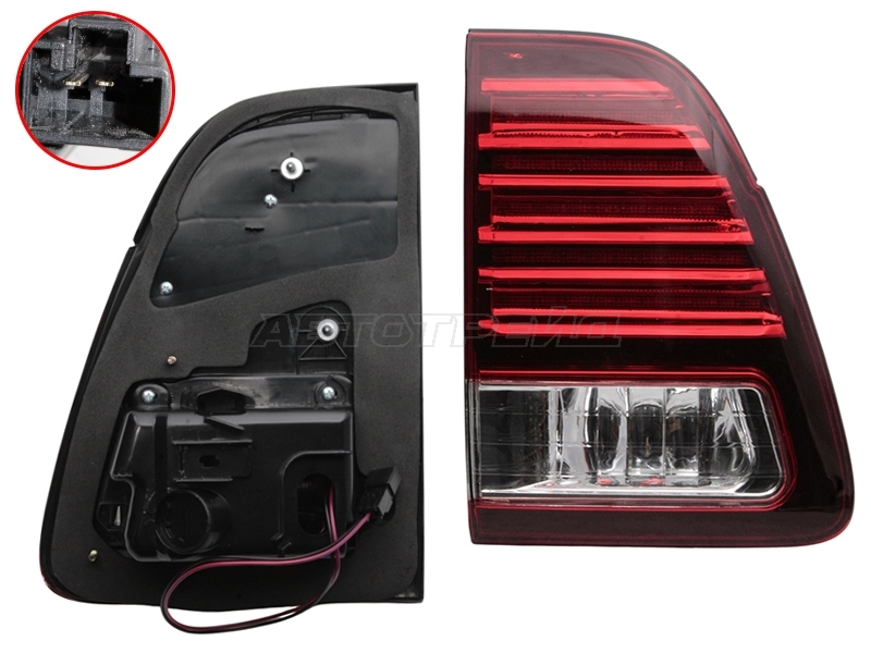 Фонарь задний Toyota Land Cruiser (J100) 98-07 / Land Cruiser Cygnus 98-07 (LED/ Комплект)