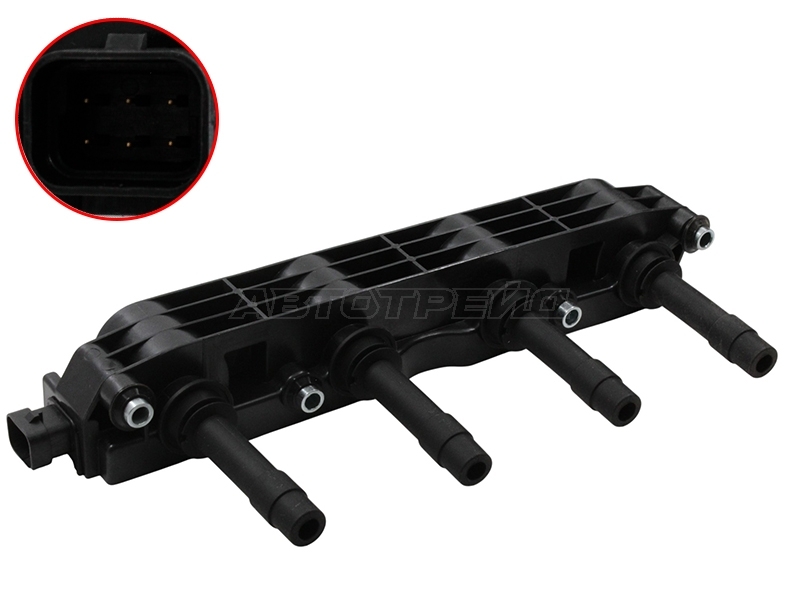 Катушка зажигания Opel Astra 91-09 / Corsa 93-06 C16SEL;X14XE;X16SZR;X16XEL;Y16XE;Z14XE;Z16XE;Z16XEP
