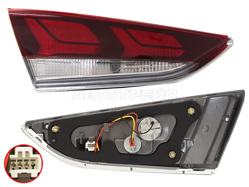 Фонарь в крышку багажника Hyundai Sonata 17-19 (Слева)