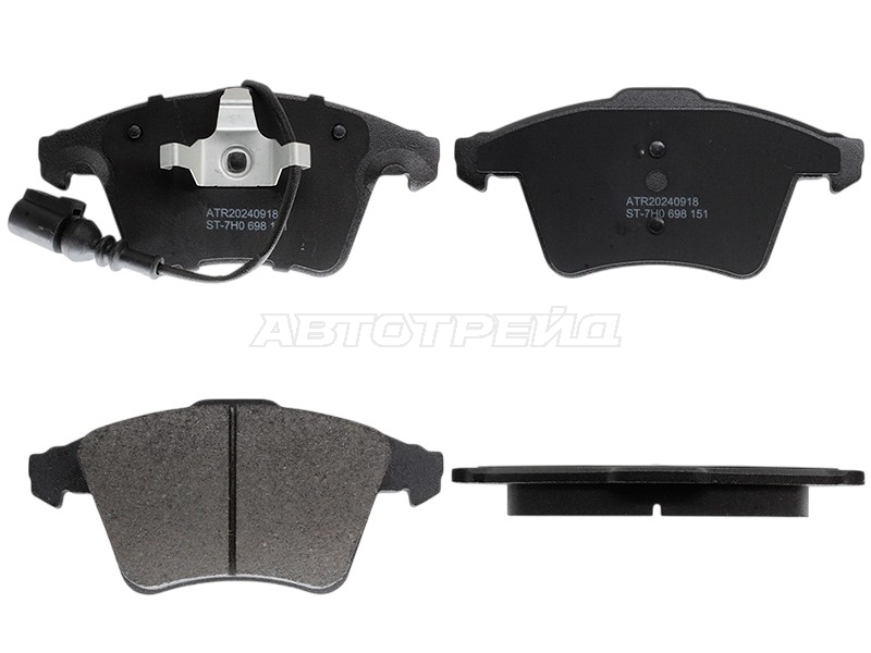 Колодки тормозные (Спереди) Volkswagen Touareg 02-10 / Transporter 03-