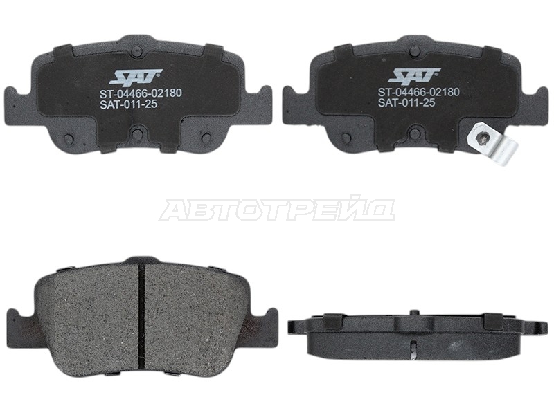Колодки тормозные (Сзади) Toyota Corolla (E150,E180) 06-19 / Auris 06-18
