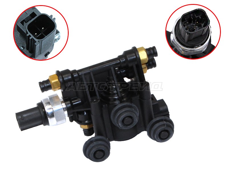 Блок управления клапанами пневмоподвески Land Rover Discovery 04-09 / Range Rover Sport 05-13