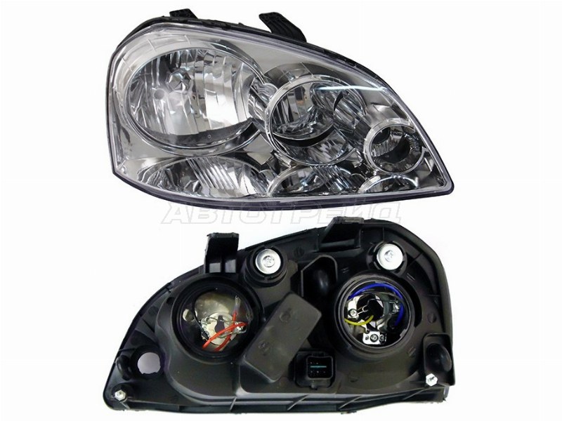 Фара Chevrolet Lacetti 04-13 / Daewoo Lacetti 04-09 (Справа/ Ручная регулировка/ 4D SED/5D WGN)