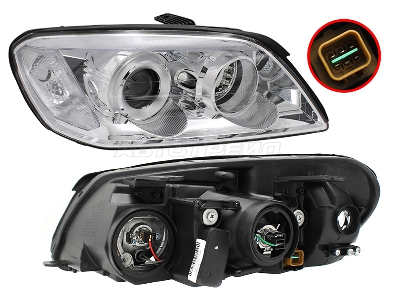 Фара Chevrolet Captiva 06-11 / Daewoo Winstorm 06-10 (Справа/ Галоген/ Ручная регулировка)