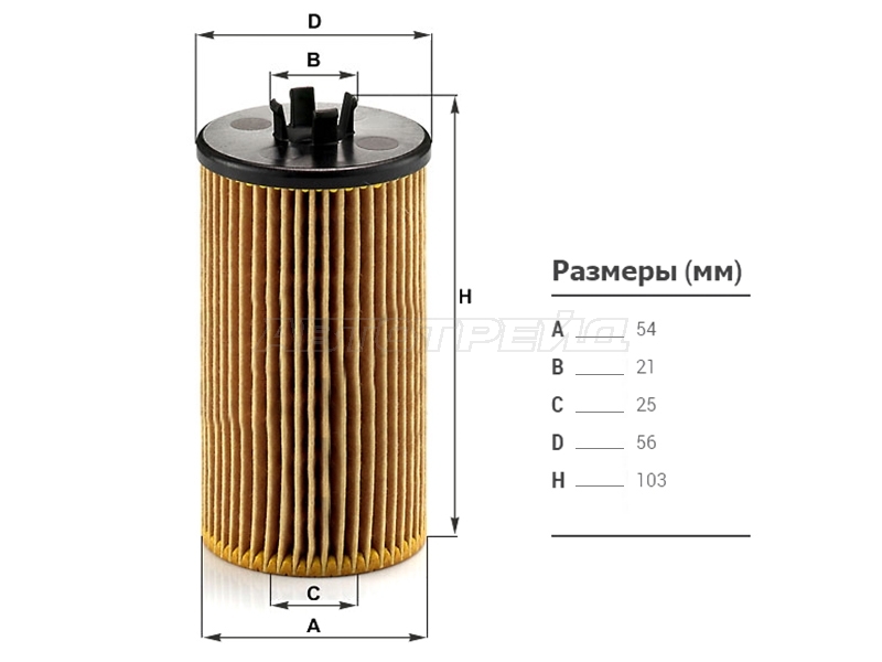 MANN HU612/2X