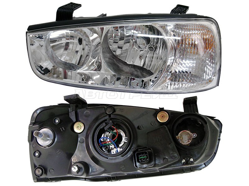 Фара Hyundai Elantra 00-03 / Avante 00-03 (Слева/ Ручная регулировка)
