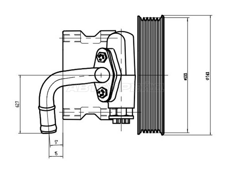 Насос ГУР Chevrolet Lacetti 04-13 / Nubira 04-13