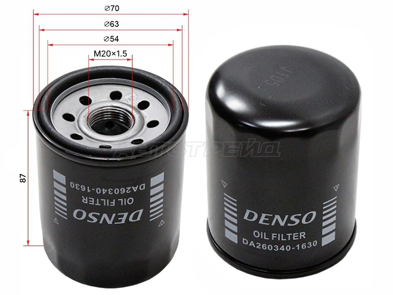 ФИЛЬТР МАСЛЯНЫЙ HONDA B16A D13B D15B D17A K20 DENSO DA2603401630