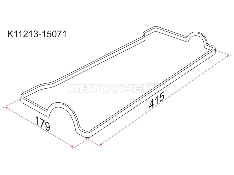 Прокладка клапанной крышки Toyota Avensis (T220) 97-00 / Corolla 91-02 4AFE;5AFE;7AFE