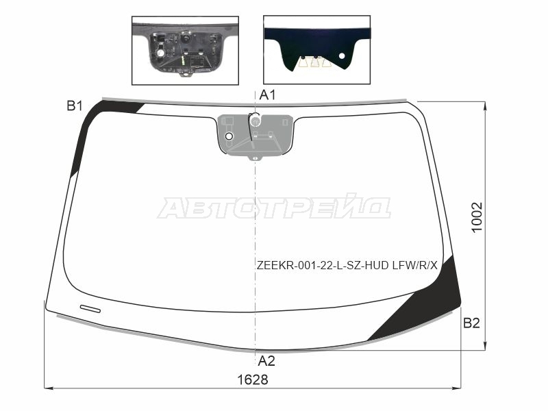 XYG ZEEKR-001-22-L-SZ-HUD LFW/R/X
