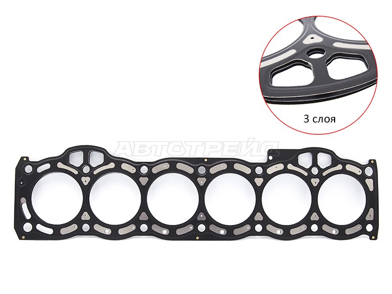 Прокладка головки блока цилиндров Toyota Crown 95-07 / Mark II 96-04 1GFE;1ZZFE (Металл)