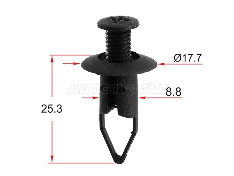 Клипса фиксатор TOYOTA/LEXUS (1 шт) SAT STKJ1129