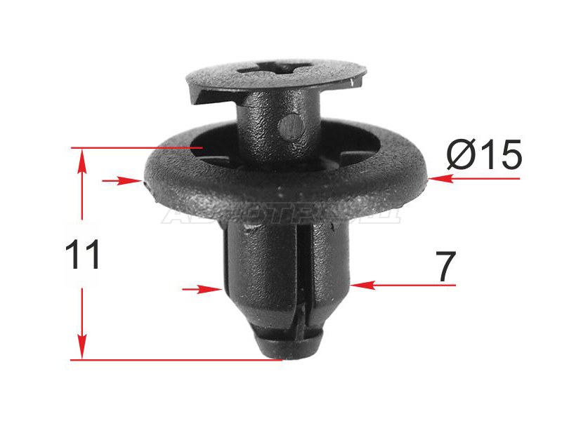 Клипса (крепёжная TOYOTA/LEXUS/SUBARU (Продажа по 10шт))