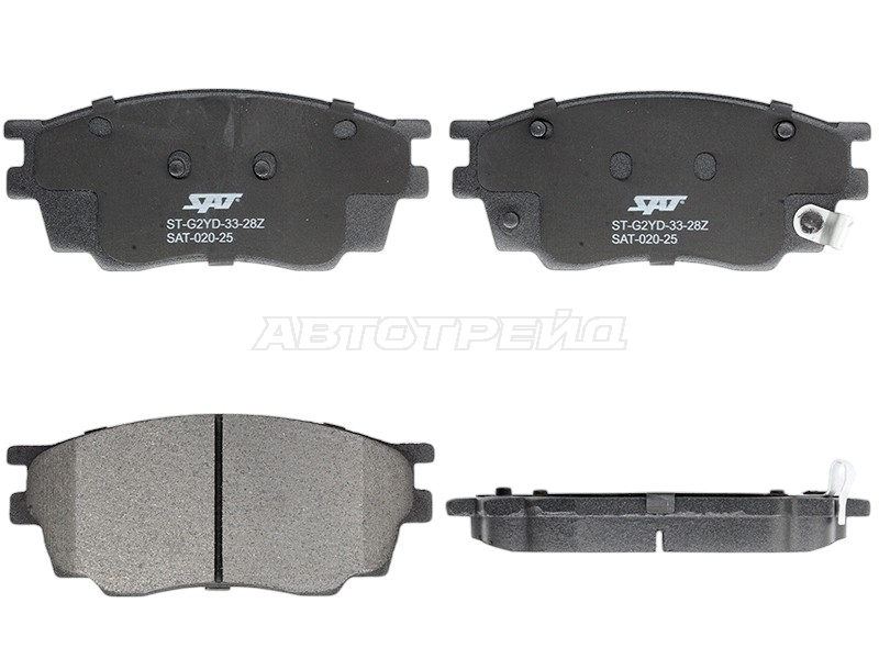 Колодки тормозные (Спереди) Mazda 6 02-08 / FAW Besturn B70 13-15