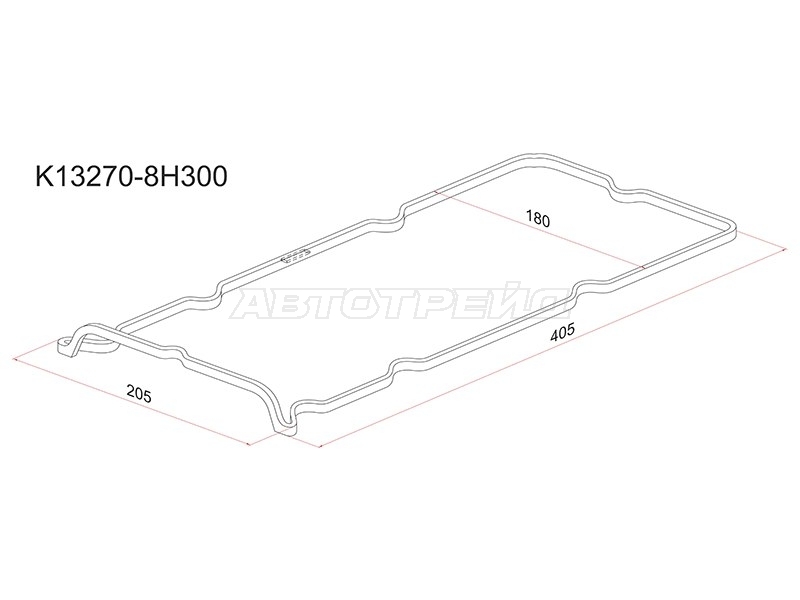 Прокладка клапанной крышки Nissan AD 99-08 / Murano 02-08 QR25DE