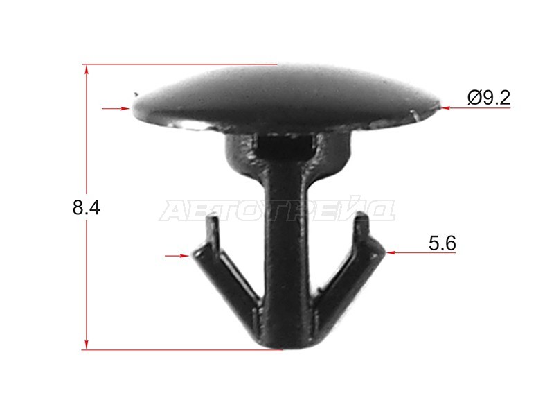 Клипса капота FORD/MAZDA (1 шт) SAT STM10639