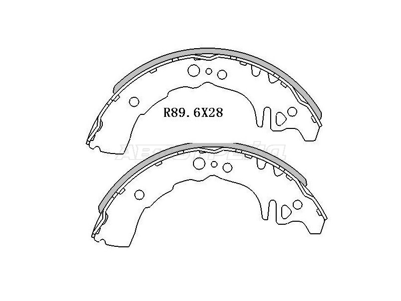Колодки тормозные барабанные Toyota Passo 16-23 / Vitz 99-05