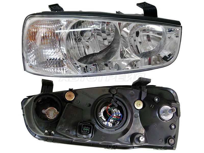 Фара Hyundai Elantra 00-03 / Avante 00-03 (Справа/ Ручная регулировка)