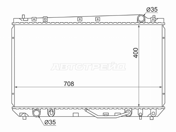Радиатор Toyota Avalon 99-04 / Pronard 00-03